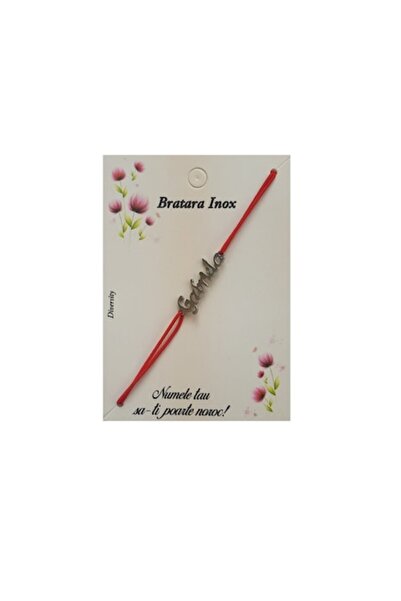 Cadouridiversity Brățară cu nume Gabriela, oțel inoxidabil