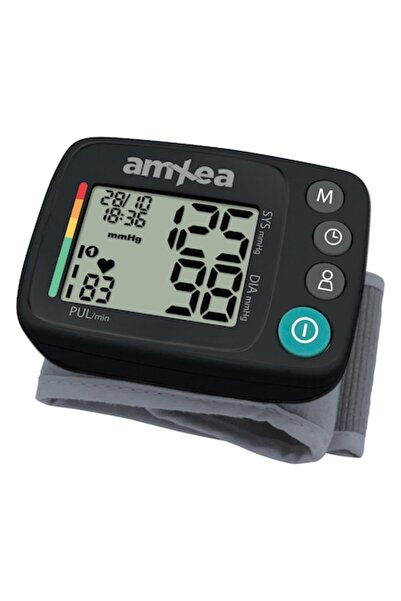 amXea Tensiometru incheietura BM520 Alb, 2x120 memorii, sistolic/diastolic, m...
