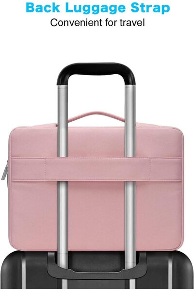 Mosiso 360° Protective Laptop Sleeve - Horizontal with Handle & Right-side Pocket