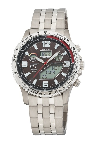 ETT Eco Tech Time Mens Watch Ett EGT-11720-22M, Quartz, 45mm, 10ATM