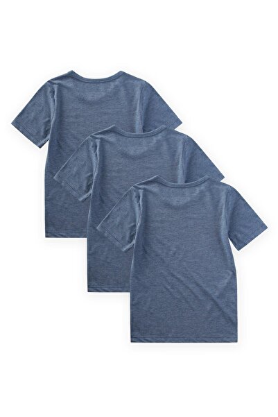 Cigit Tricou cu mânecă scurtă pentru băieți, 2-9 ani, albastru