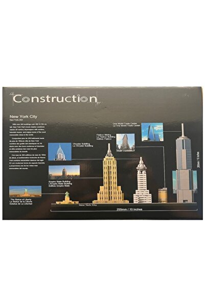 OEM Architecture Construction Set - Famous Buildings, New York City, 598 pieces