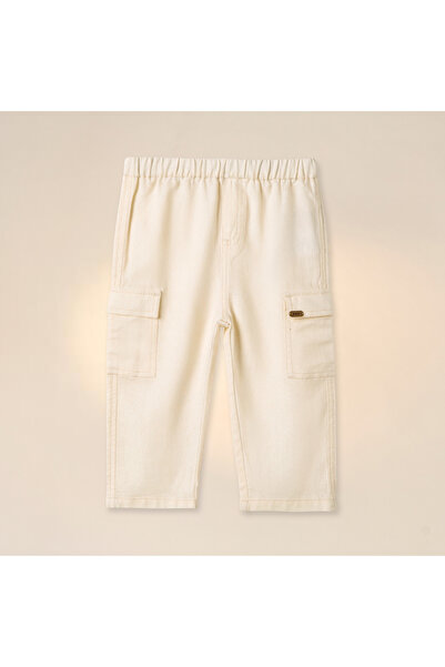 giggles Textured Pull On Pants with Pockets