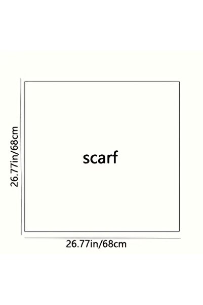 Accessories Hei Brown Leopard Print Retro Square Patterned Stylish Silk-Like Women's Accessory Scarf Foulard