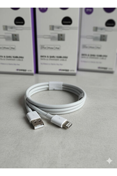 S-LINK USB Girişli iPhone Lightning Şarj ve Data Kablosu 1 Metre – Beyaz
