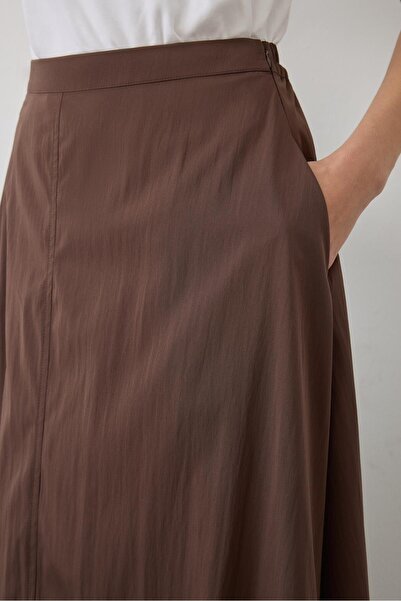 TERZİ DÜKKANI Bella Balon Skirt Brown