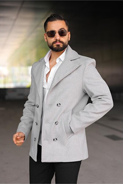 ronex Double-Breasted Yaka Men's Cashemere Coat