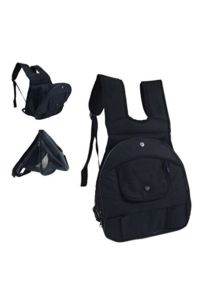 Gloria Rucsac pentru animale de companie Kangaroo, negru, extensibil, 30 x 20...