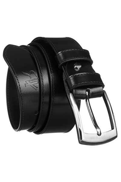 Other Curea din piele pentru bărbați RPM-24-115-SPL-7971 Negru