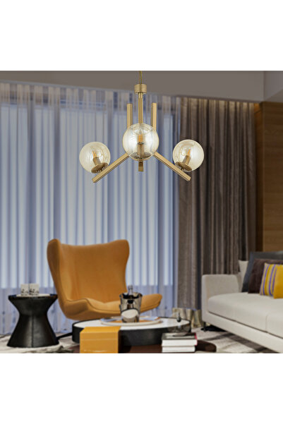 Apliqa Lustra HubRom, MIKEL 3426-03-FR 42x60 cm 3xE27-60W Antiq