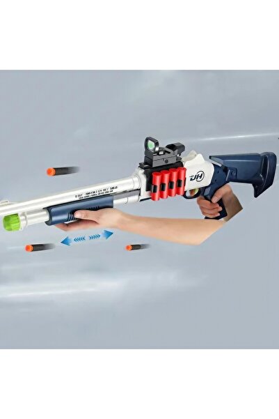 dalip Toy Shotgun S686 Realistic UDL XM1014 Dalip, Manual, with Scope, 10 Foam Projectiles, 5 Cartridges,