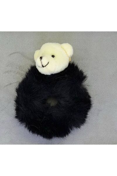 Yades Plush Teddy Bear Bag Buckle - Black
