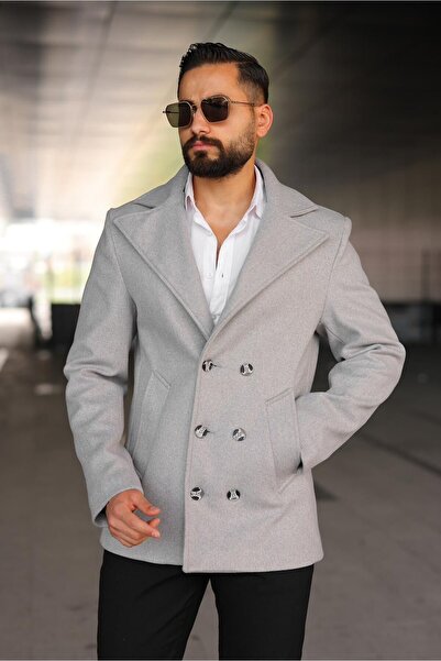 ronex Double-Breasted Yaka Men's Cashemere Coat