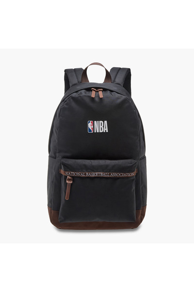 NBA Printed Backpack with Adjustable Straps and Zip Closure - 18 inches