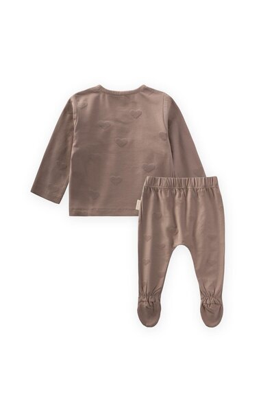 Cigit Double-Breasted Sets 0-6 Months Mink