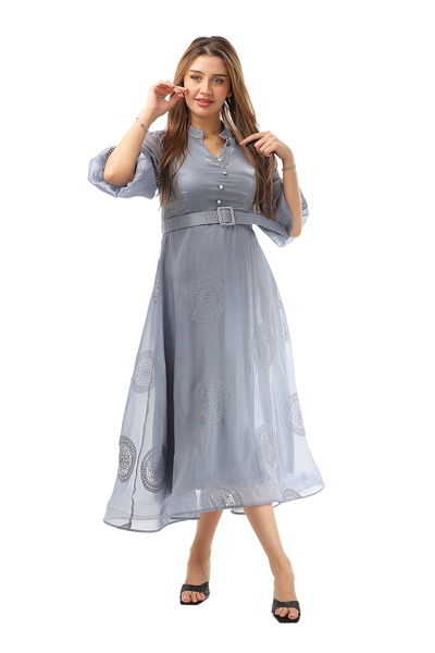 SUGA Nebula organza dress