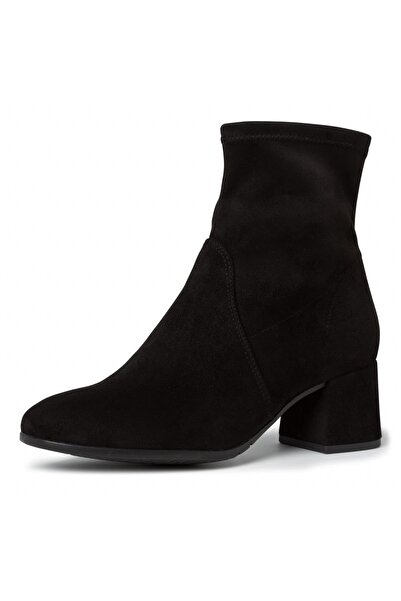 Tamaris Black Ankle Boots (Faux Leather)