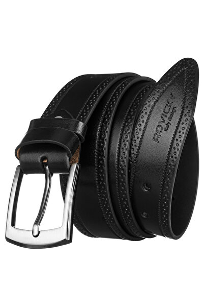 Other Curea lată din piele R-PI-02-105-4820 Neagră