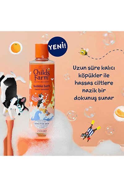 Genel Markalar Organik Portakal Çocuk Banyo Köpüğü 250ml