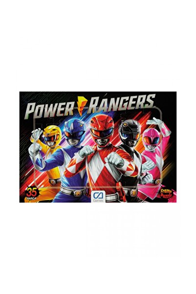 TOHA لغز الأطفال باور رينجرز مكون من 35 قطعة - لغز تعليمي بإطار