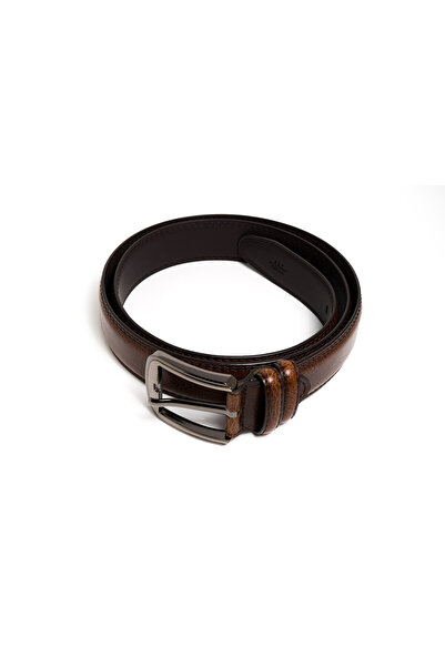 Artizan Suits Elegant brown genuine leather men's belt