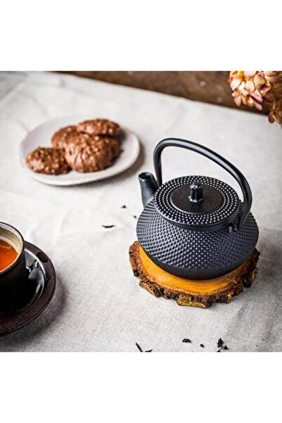 Kinghoff Kettle with infuser, cast iron, 0.3l, traditional kettle,