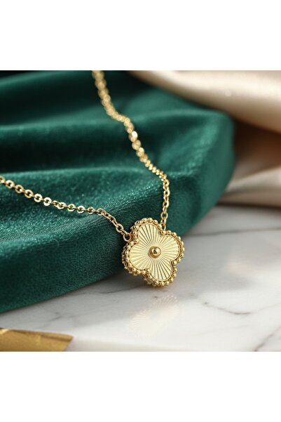 KEVSA Jewelry Colier din oțel inoxidabil Alhambra - LPD1564