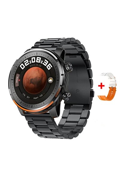 .YNNA YNNA YNA98 Smartwatch (Men) — Bluetooth Calls, Heart Rate, Sleep, Multi-sport, Romanian Menu, 2 St