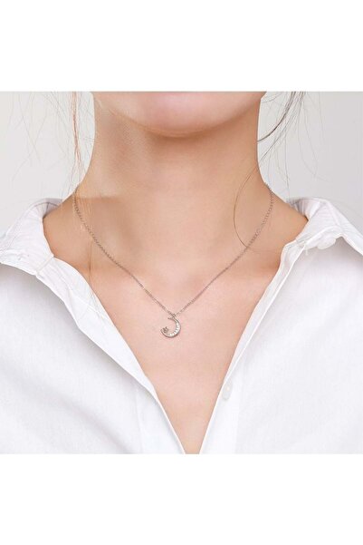 delis Lantisor argint 925, JW1837, model semiluna, placat cu rodiu