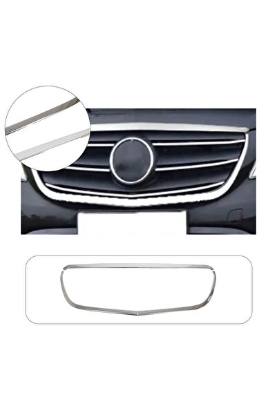 ServetDizaynOto Mercedes Vito W447 Uyumlu Krom Ön Panjur Çerçevesi 2 Parça Pa...