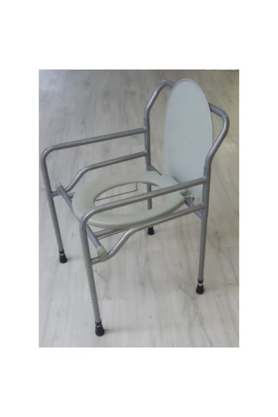 Vital Scaun toaleta pliabil Gri 45x45, 5cm, greutate maxima 110kg