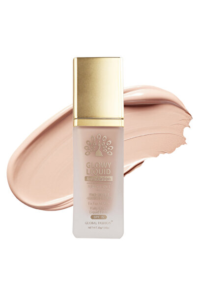 global fashion Global Fashion Foundation, 4in1: Primer + Concealer + Illuminator + BB cream, SPF 15, K034, Honey