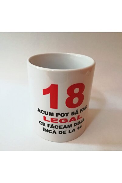 magazinu de gravura Cana ceramica personalizata - Cadou 18 ANI