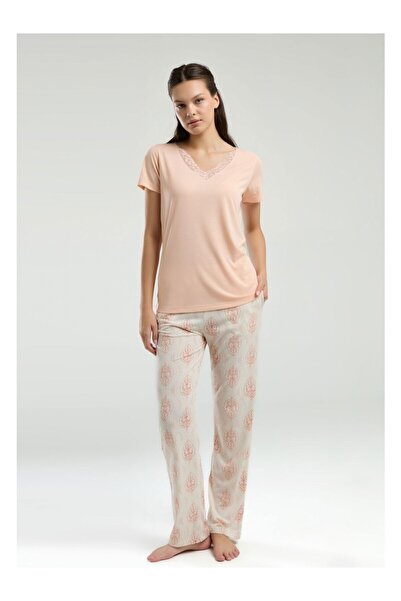 Arnetta Women's Short Sleeve Pajama Set-3257