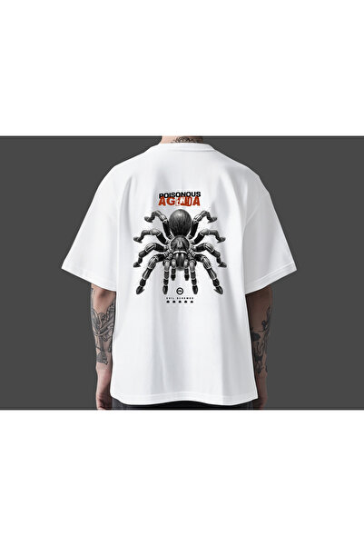 Koi Art Design Δηλητηριώδης Ατζέντα / Υπερμεγέθες Unisex Μπλουζάκι / 95% Βαμβ...