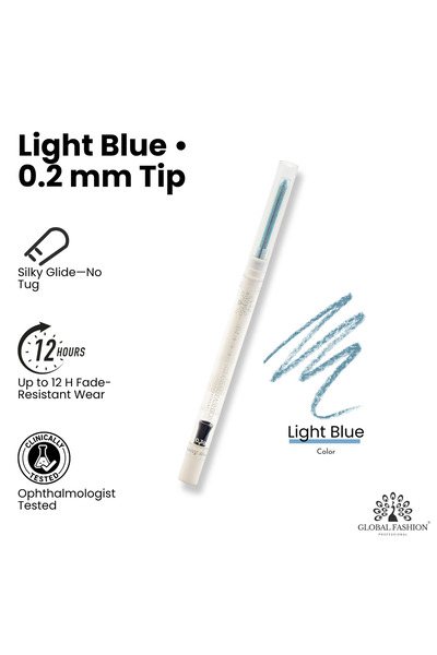 global fashion Creion de ochi moale, gel, Global Fashion, Cristal cu sclipici