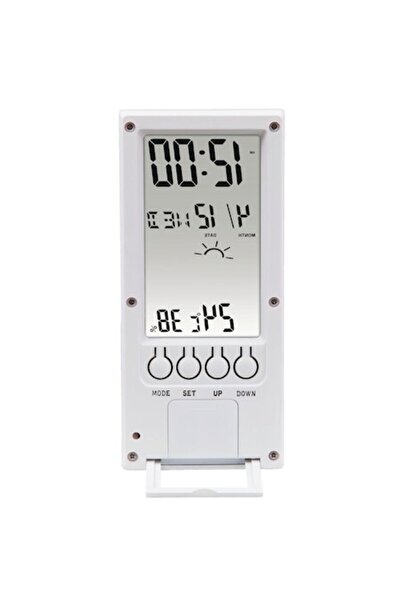 Hama TH-140 Thermometer and Hygrometer, Alarm, Calendar Function, White