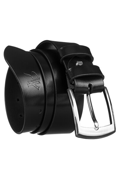 Other Curea din piele pentru bărbați RPM-27-105-SPL-8022 Neagră