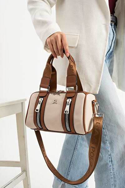 çantamgelsin Mega Polo Women's Cylinder Model Hand and Shoulder Bag