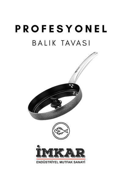 Ulutaş 30 CM PTF ELİT METAL BALIK TAVASI