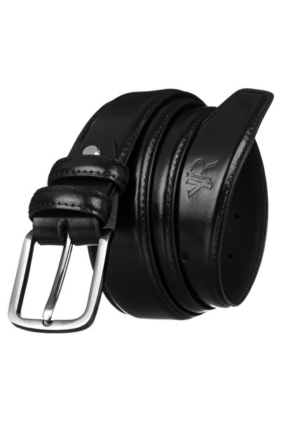 Other Curea din piele pentru bărbați RPM-14-115-SPL-6639 Neagră