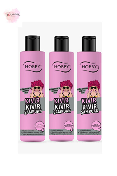 Hobby Shampoo Curly Curly Special for Naturally Curly Hair 250 ml *3 Pcs