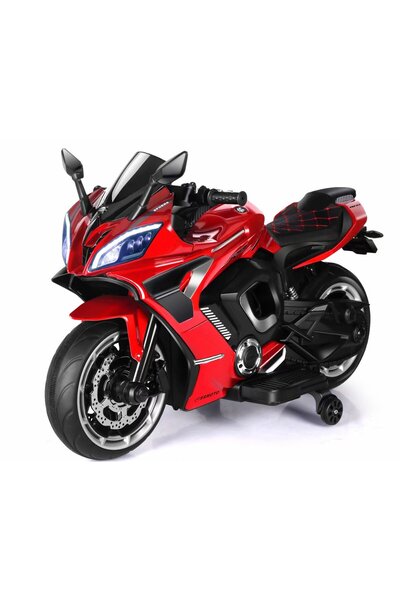 Kinderauto Motocicletă electrică R9 pentru copii 150W roșie
