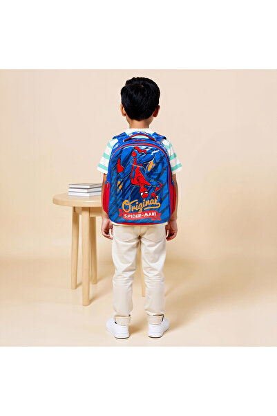 Marvel Spider-Man Print 5-Piece Backpack Set -16 inches