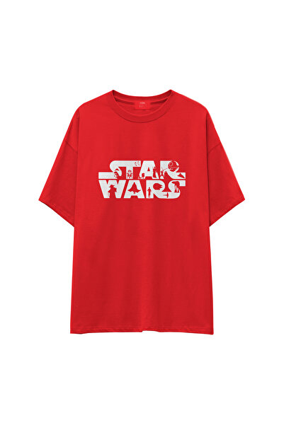 The Lucid Lab Μπλουζάκι Star Wars oversized - Κόκκινο