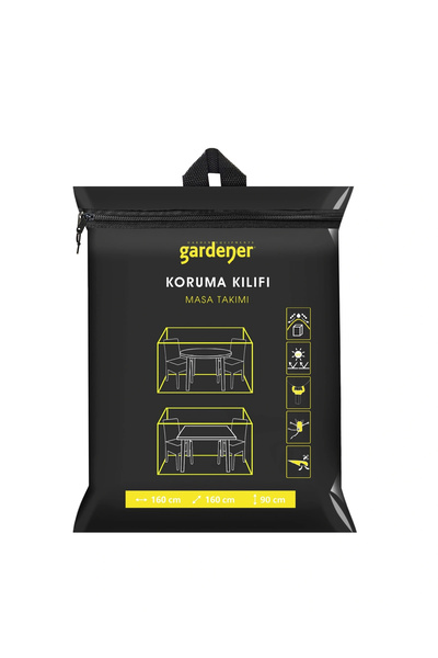 Gardener Zaštitna navlaka za stol GRDC304 / Kutija PE (160 cm x 160 cm x 90 cm)