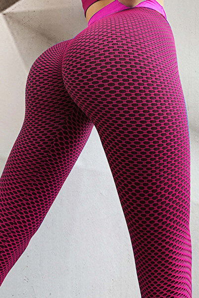 WildFashion Colanti fitness cu model geometric B635-55