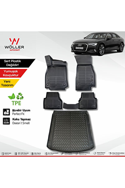 wöller Audi A6 Paspas Bagaj Havuzu Set 2018 2025 Arası Uyumlu 3d Ultraflex Set