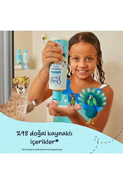 Childs Farm Kuru ve Kıvırcık Saçlar için Hindistan Cevizi Özlü Çocuk Saç Krem 250ml