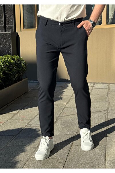 wamoss Вінтажні італійські сезонні брюки Slim Fit з льону KTN3 2026